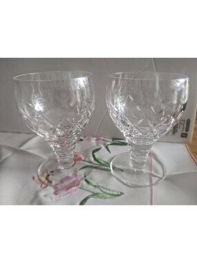 vintage Stuart Crystal Claret or Sherry wine glasses Carlingford pat. 1955-1968